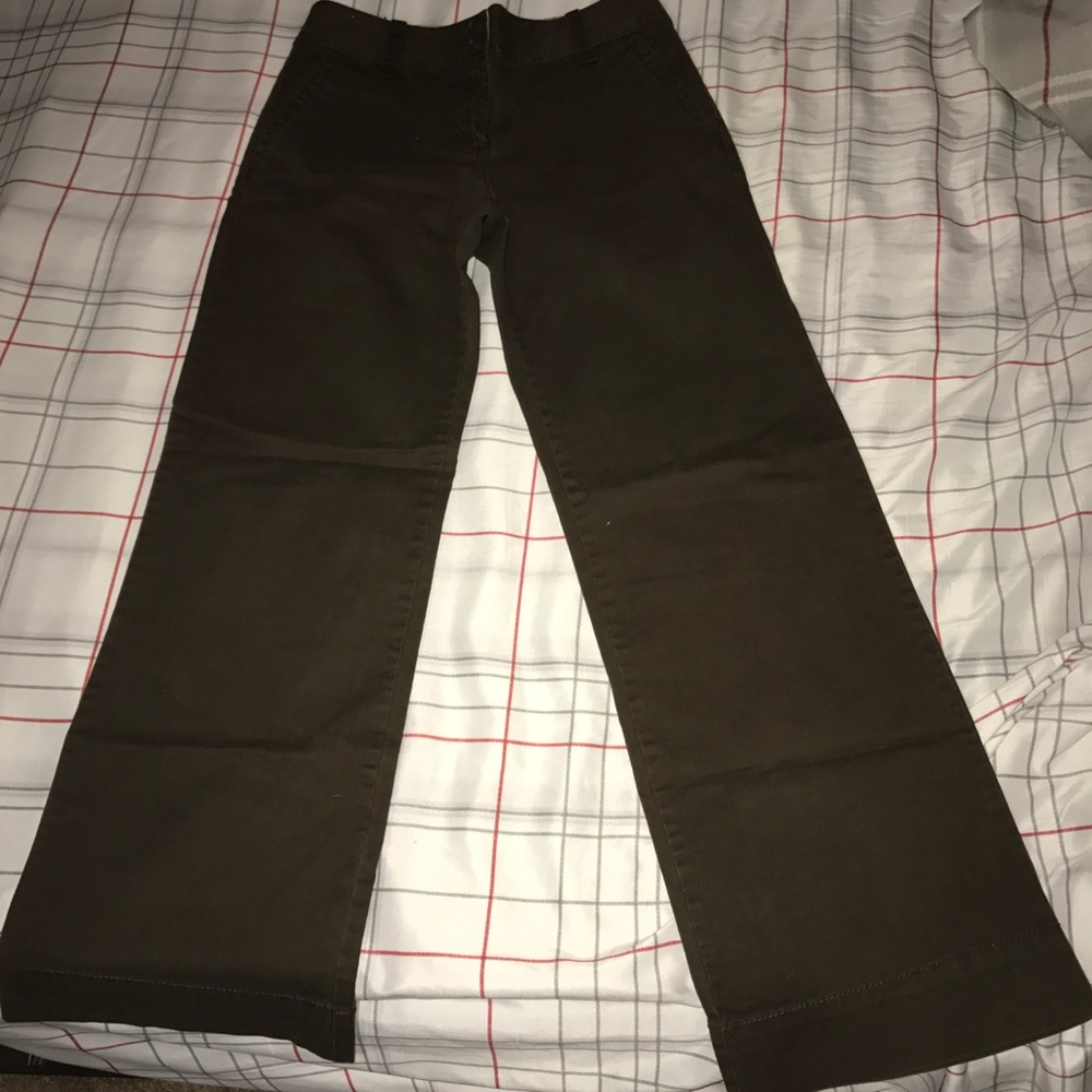 Ann Taylor LOFT Petite Brown Pants 0p